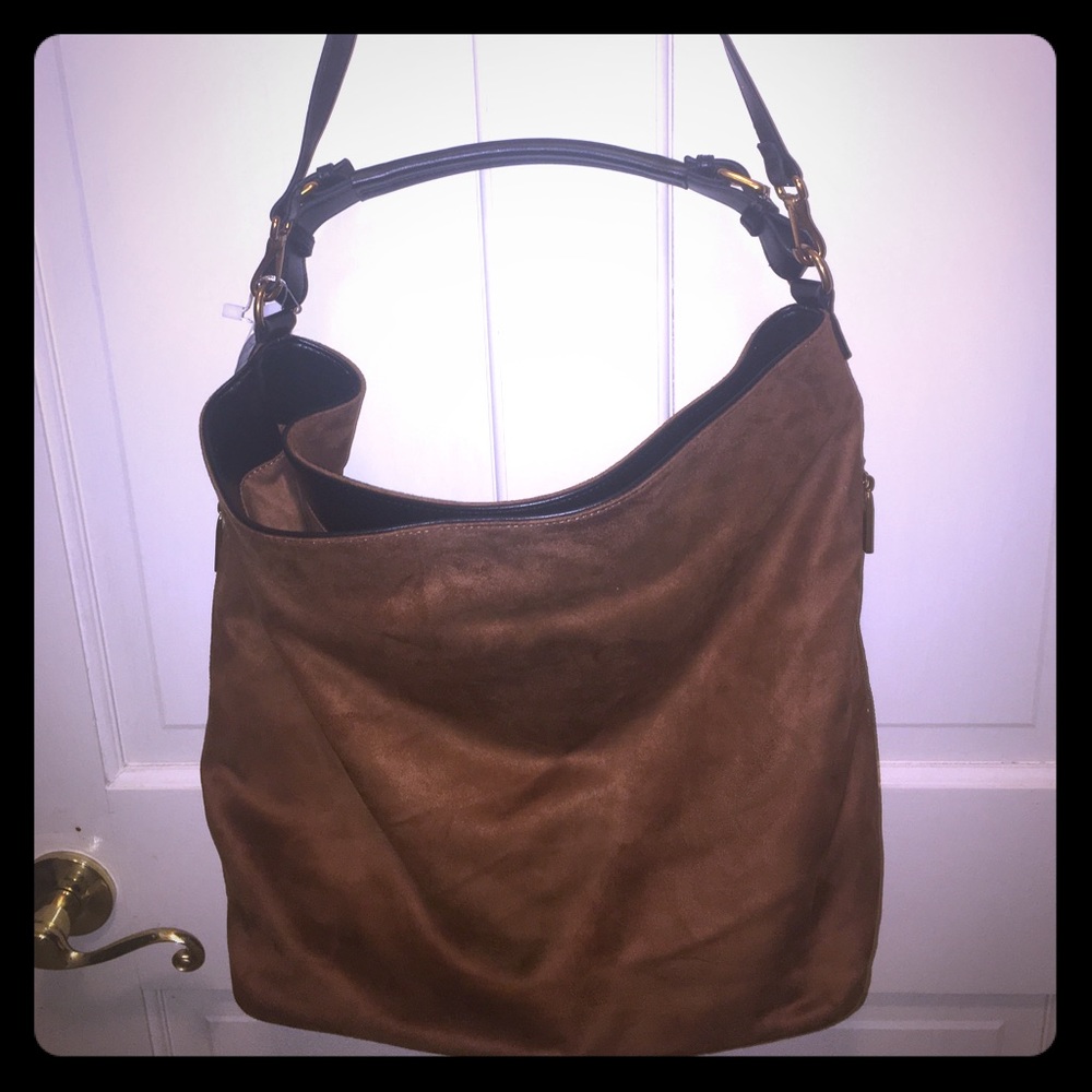 Deux Lux Cognac Brown hobo Boho Satchel bag